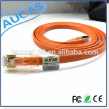 Доступен плоский Ethernet-кабель AUCAS RJ45 CAT5E / CAT6 / CAT6A / CAT7 Доступен протокол STP UTP